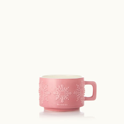 Hot Cocoa Raspberry Small Mug Candle